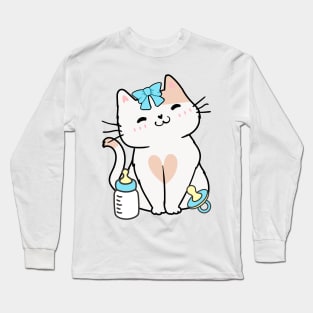 Cute persian cat is a baby Long Sleeve T-Shirt